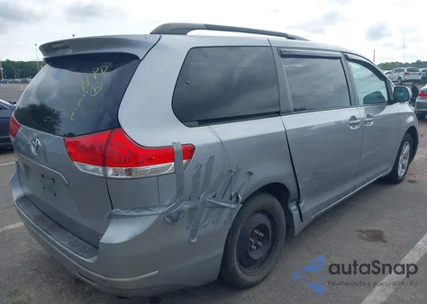 2012 Toyota Sienna Le V6 8 Passenger из США, поврежденный, VIN 5TDKK3DC7CS264293